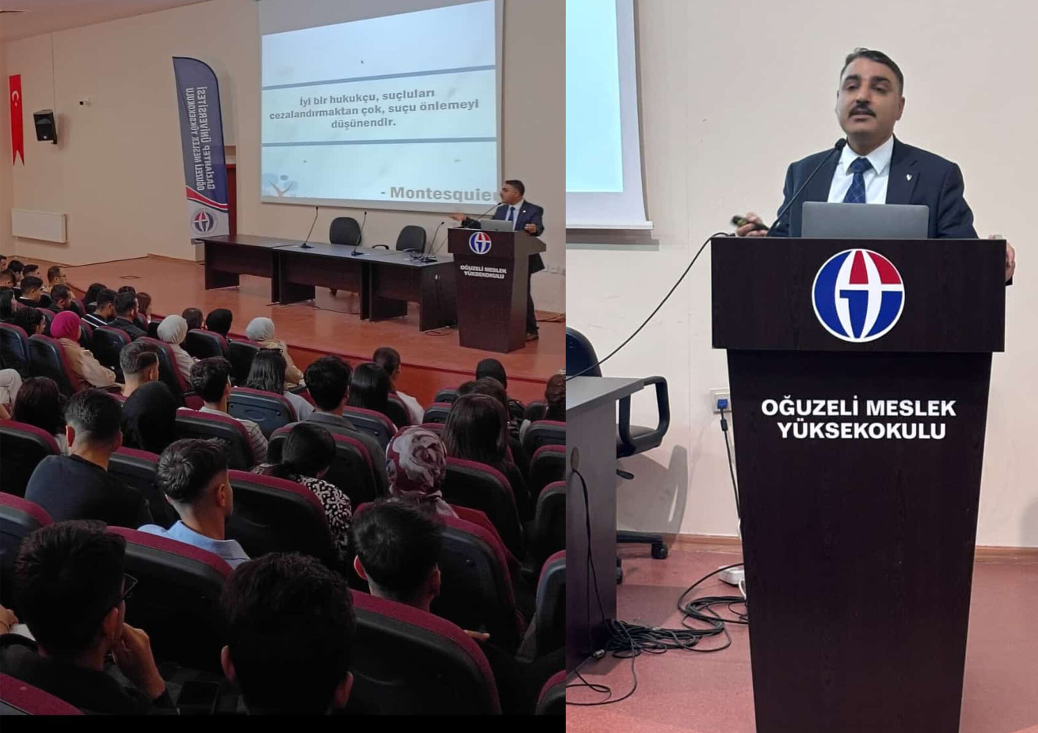 OĞUZELİ MYO’DA “ÖĞRENCİ DİSİPLİN SUÇ VE CEZALARI” KONFERANSI DÜZENLENDİ