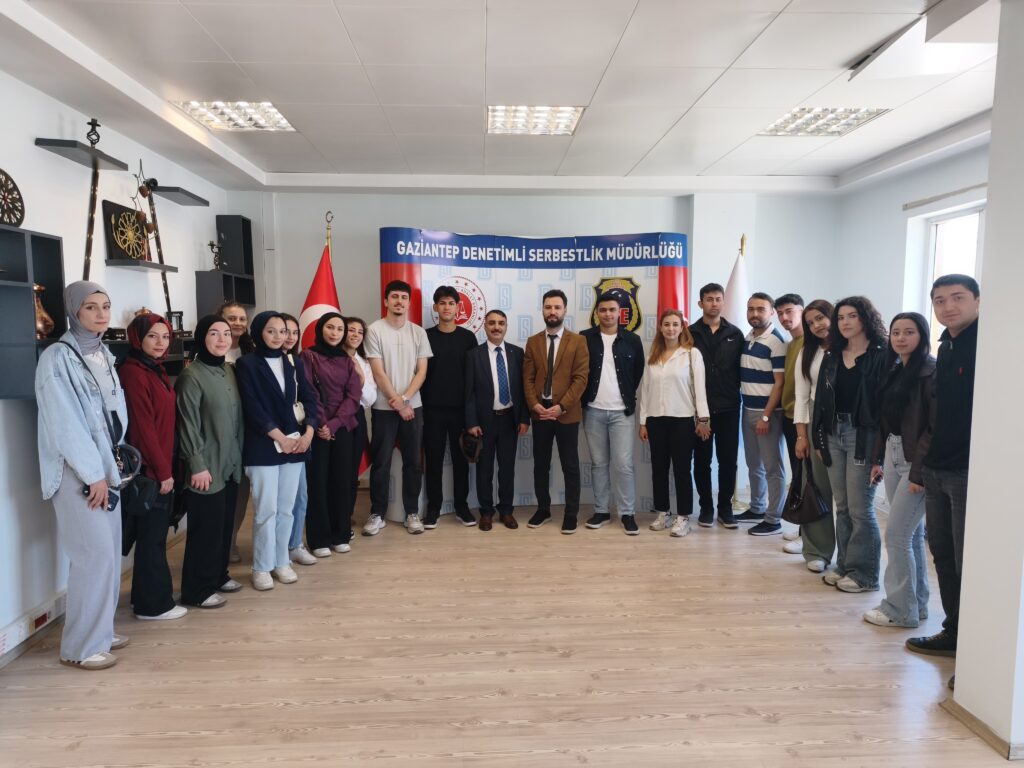 OĞUZELİ MYO ÖĞRENCİLERİNDEN DENETİMLİ SERBESTLİK MÜDÜRLÜĞÜNE TEKNİK GEZİ